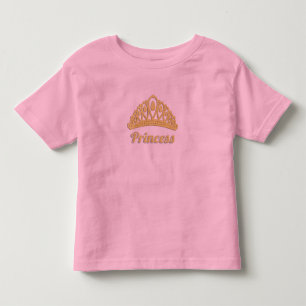 Princess Word Art Golden Crown Factory Stores T - Kleinkind T-shirt