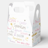 PRINCESS Words Niedliche Geburtstag Gastgeschenk B Geschenkschachtel (Geöffnet)