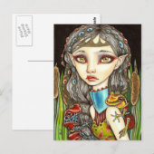 Princesse Grenouille Postkarte (Vorne/Hinten)