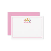 Princesses of Heaven™ Stationary Mitteilungskarte (Vorderseite/Rückseite Beispiel)