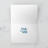 Princess's Birthday Dragon Folded Greeting Card Karte (Innenseite)