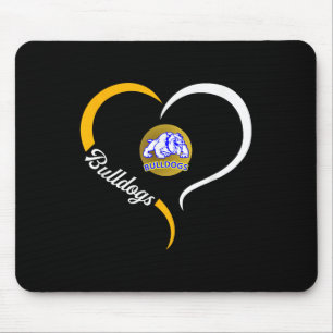 Princeton Bulldogs Logo Halbherz Slogan Hs Mousepad