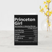 Princeton Girl Nj New Jersey Funny City Home Roots Karte (Gelbe Blume)