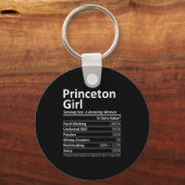 Princeton Girl Nj New Jersey Funny City Home Roots Schlüsselanhänger (Vorderseite)