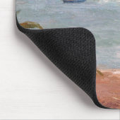 Princeton-Hafen im Nebel Mousepad (Ecke)