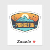 Princeton Idaho Aufkleber (Blatt)