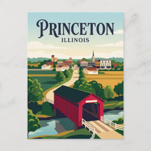 Princeton Illinois Postkarte