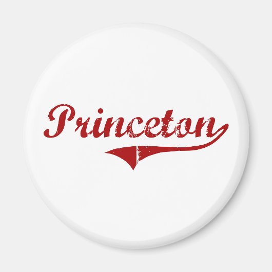 Princeton Massachusetts Classic Design Magnet (Vorne)