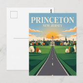 Princeton New Jersey Postkarte (Vorne/Hinten)