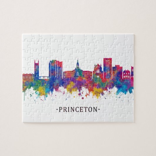 Princeton New Jersey Skyline Puzzle (Horizontal)