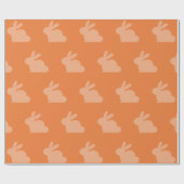 Princeton Orange Oaster Bunny Wrapping Paper Geschenkpapier (Flach)