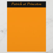 Princeton Orange Personalisiert (Vorderseite)
