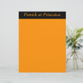 Princeton Orange Personalisiert (Stehend Vorderseite)