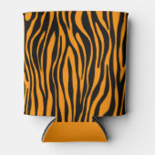 Princeton Orange Zebra Print Dosenkühler (Vorderseite)