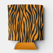 Princeton Orange Zebra Print Dosenkühler (Rückseite)