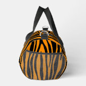 Princeton Orange Zebra Print Duffle Bag (Rechts)