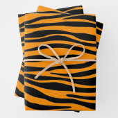 Princeton Orange Zebra Print Geschenkpapier Set (Beispiel)