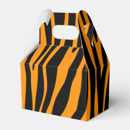 Princeton Orange Zebra Print Geschenkschachtel