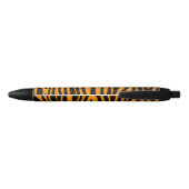 Princeton Orange Zebra Print Kugelschreiber (Rückseite)