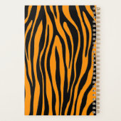 Princeton Orange Zebra Print Planer (Rückseite)