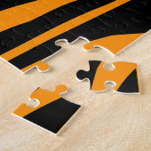 Princeton Orange Zebra Print Puzzle (Seite)