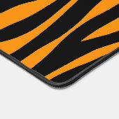 Princeton Orange Zebra Print Schreibtischunterlage (Ecke)
