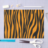 Princeton Orange Zebra Print Seidenpapier (Handwerk)