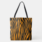 Princeton Orange Zebra Print Tasche (Vorderseite)
