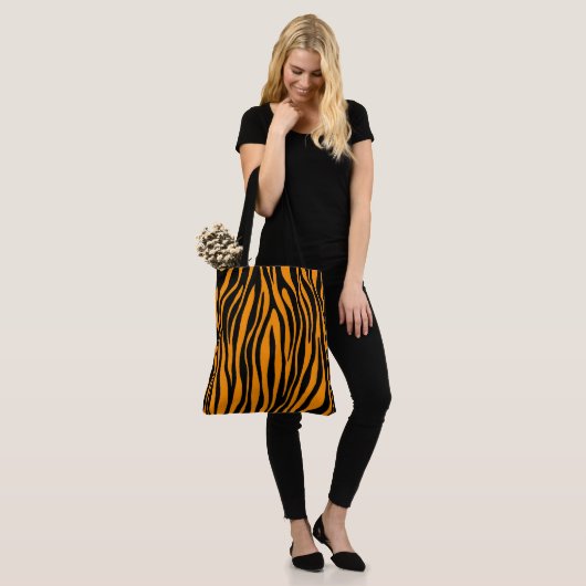 Princeton Orange Zebra Print Tasche (Am Model)