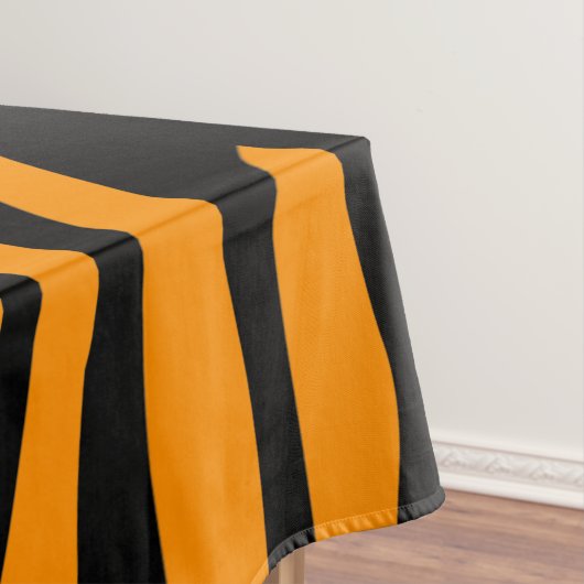 Princeton Orange Zebra Print Tischdecke (Beispiel)