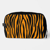 Princeton Orange Zebra Print Waschbeutel (Vorderseite)