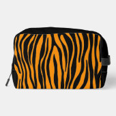 Princeton Orange Zebra Print Waschbeutel (Rückseite)