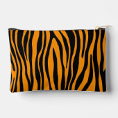 Princeton Orange Zebra Print Zubehörtasche (Rückseite)