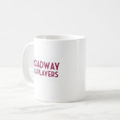 Princeton Theatre Broadway Player Maßgeschneiderte Kaffeetasse (Vorderseite Links)