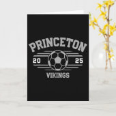Princeton Vikings Fußball Ll 2025 Karte (Gelbe Blume)