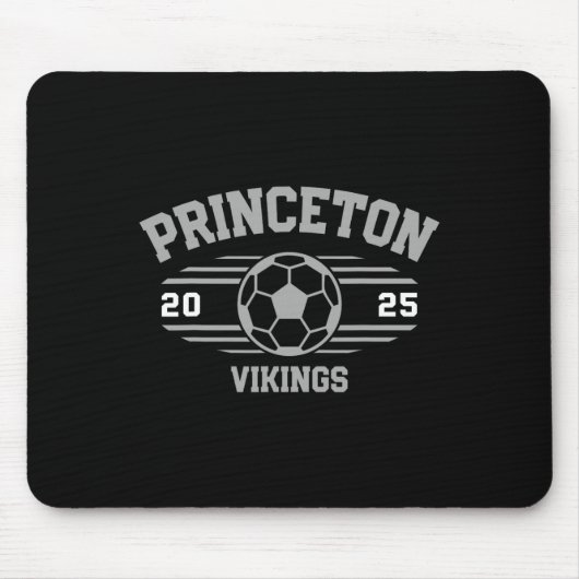 Princeton Vikings Fußball Ll 2025 Mousepad (Vorne)