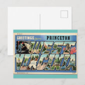 Princeton West Virginia Postkarte (Vorne/Hinten)