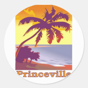 Princeville, Hawaii Runder Aufkleber