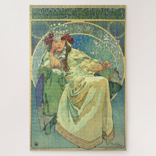 Princezna Hyacinth von Alphonse Mucha Puzzle