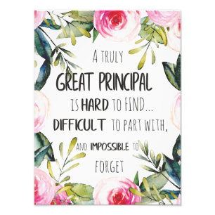 Principal Appreciation Gift Principal Office Dekor Fotodruck