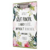 Principal Appreciation Gift Principal Office Dekor Klemmbrett (Links)