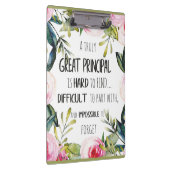 Principal Appreciation Gift Principal Office Dekor Klemmbrett (Rechts)