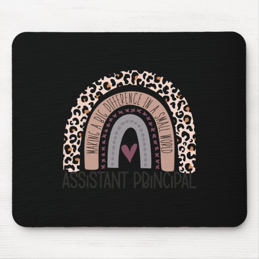 Principal Apprecision Leopard Principal Print Rain Mousepad (Vorne)