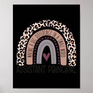 Principal Apprecision Leopard Principal Print Rain Poster
