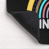 Principal Boho Rainbow Leopard Back To School Prin Mousepad (Ecke)