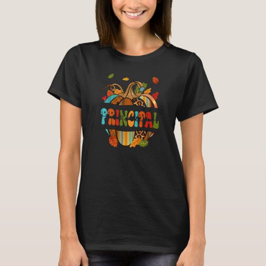 Principal dankbar dankbar gesegnet Pumpkin Dank T-Shirt (Vorderseite)