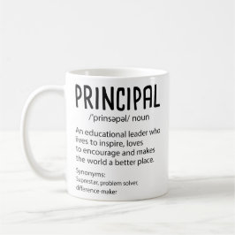 Principal Definition Funny Gift für Lehrer Kaffeetasse