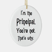 Principal, du bist nicht keramik ornament (Rechts)