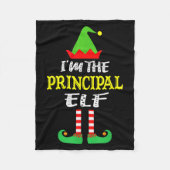 Principal Elf Matching Family Group Christmas  Fleecedecke (Vorderseite)