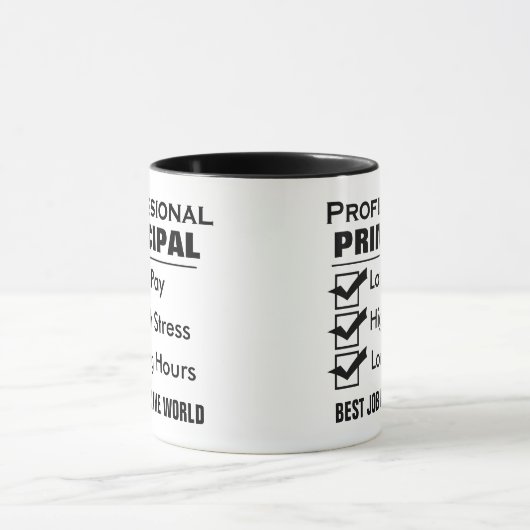 Principal Funny Custom Tasse (Zentrum)